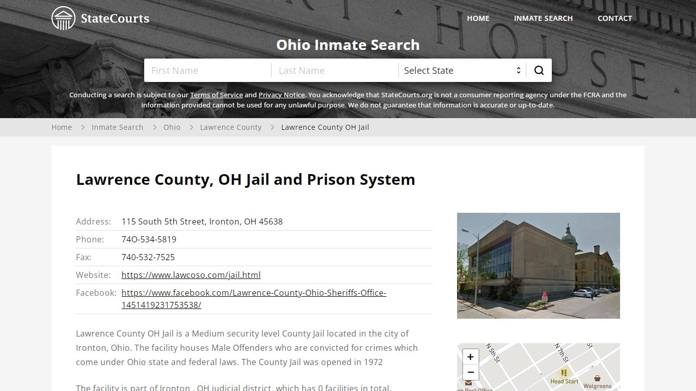 Lawrence County OH Jail Inmate Records Search, Ohio ...