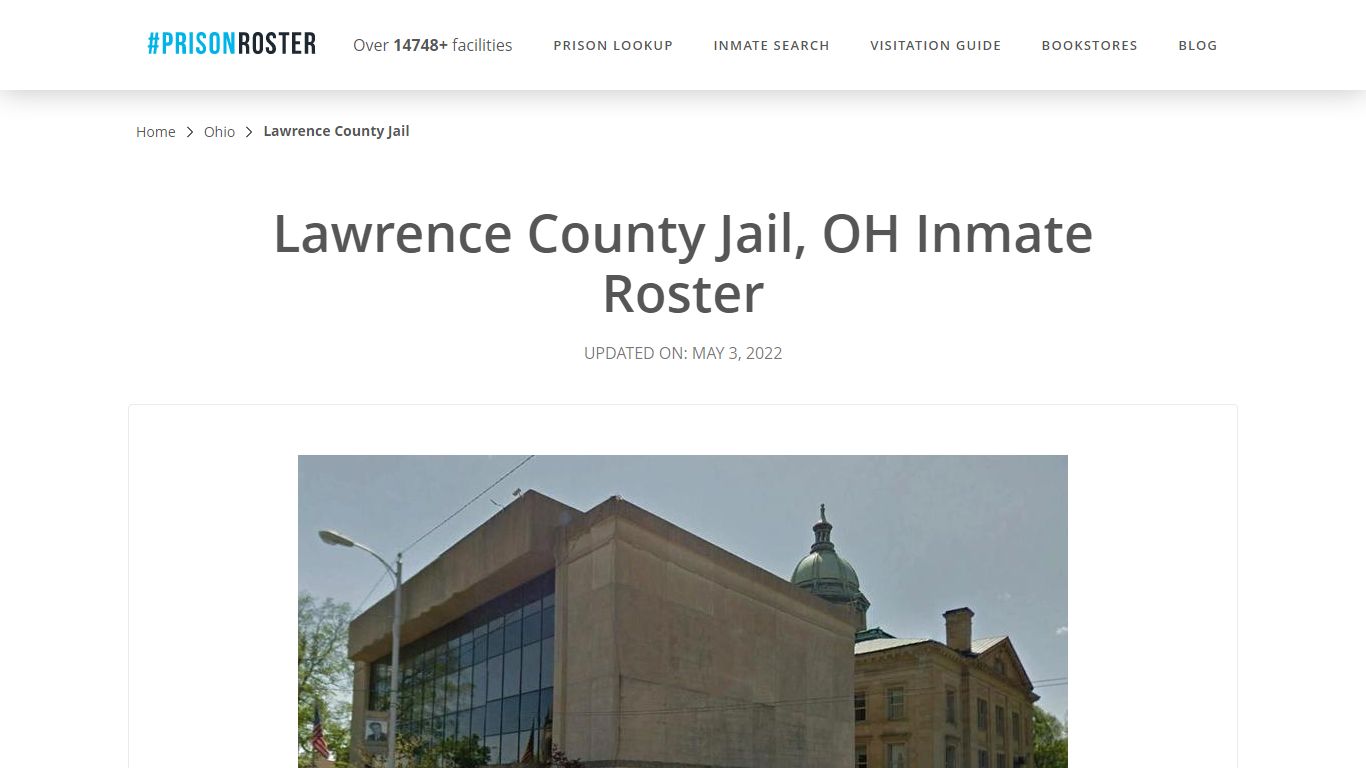 Lawrence County Jail, OH Inmate Roster